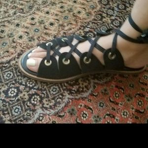 Urban Outfitters Lace Up Sandals